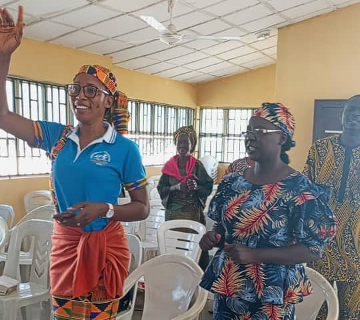 Q & A session during women Seminar